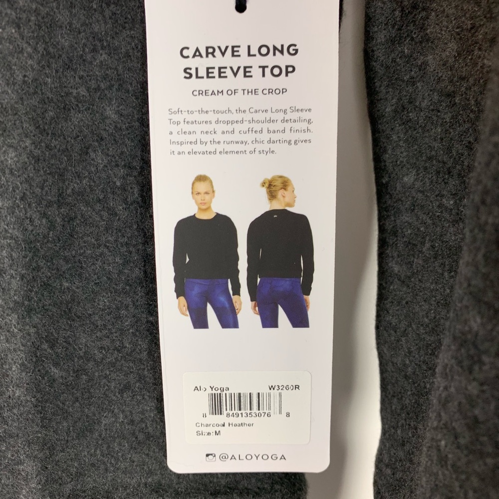 Alo Yoga Carve Grey Sweater - Picture 5 of 5